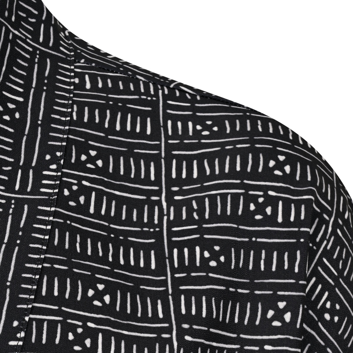 VORTEX Men Kimono - Black/White