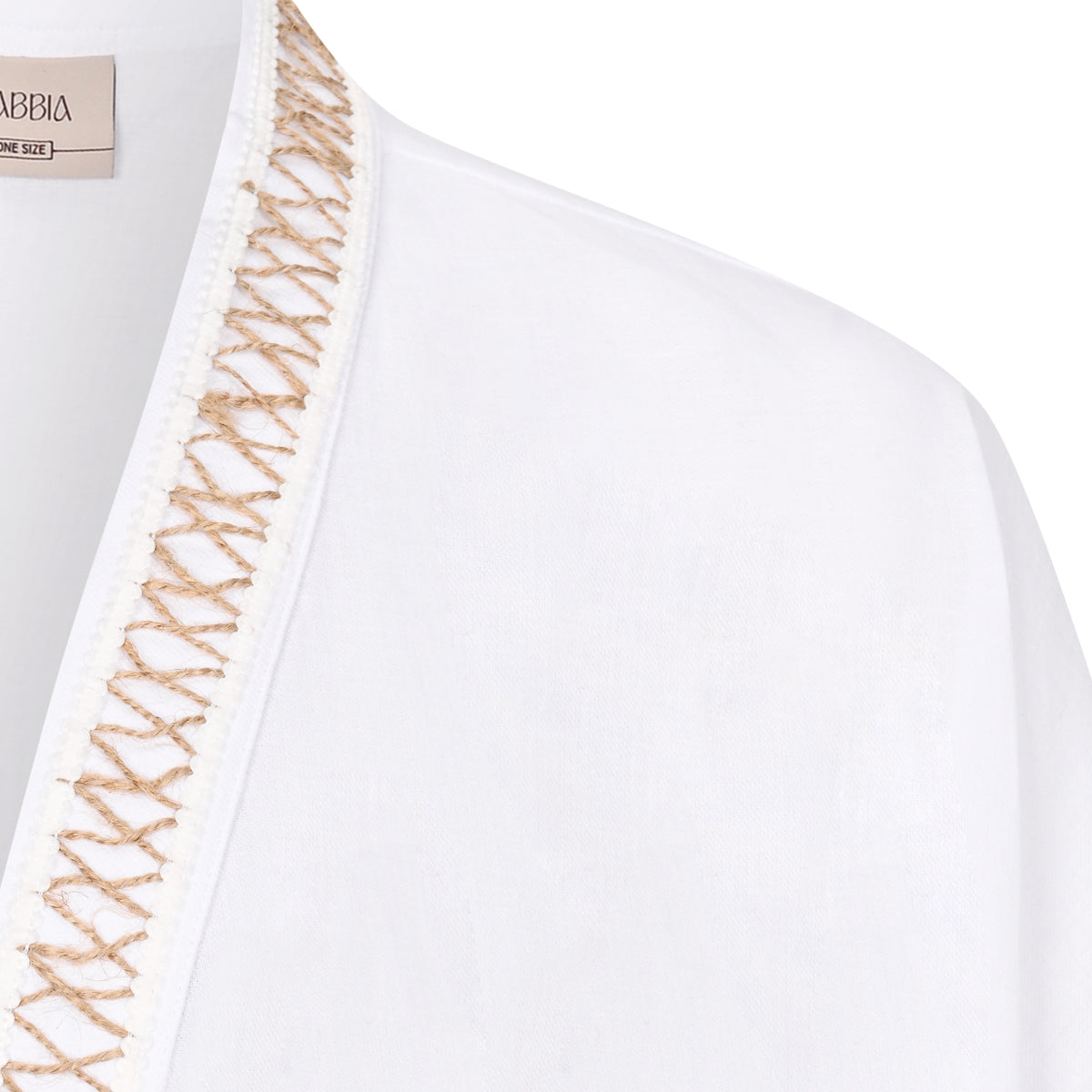 SEPHIRA Men Kimono - White