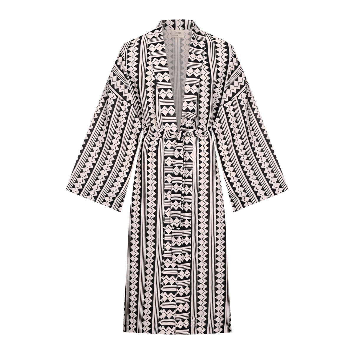 GRIDIA Men Kimono - Black/Cream