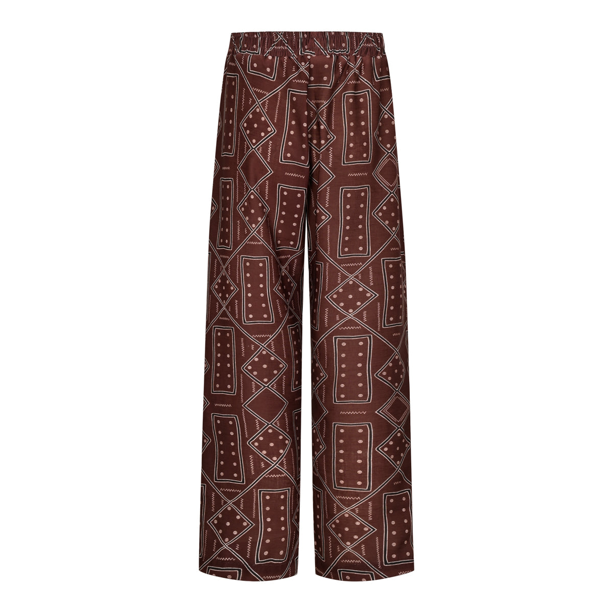 ZEPHYRA Men Pants - Brown/Cream