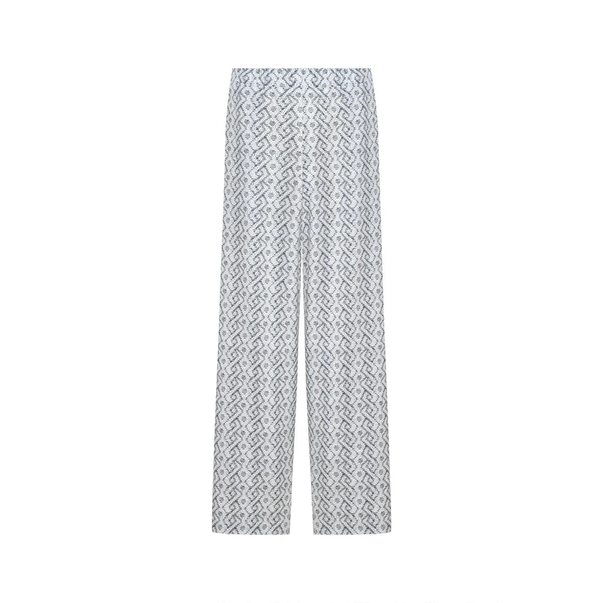 ANGERONA Men Pants - White/Black - sabbia