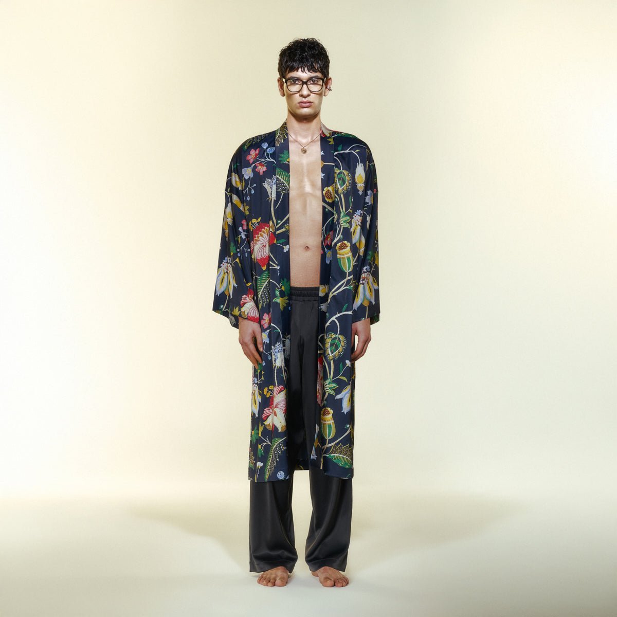 ANTHOS Men Kimono - Multi - Kimono - sabbia