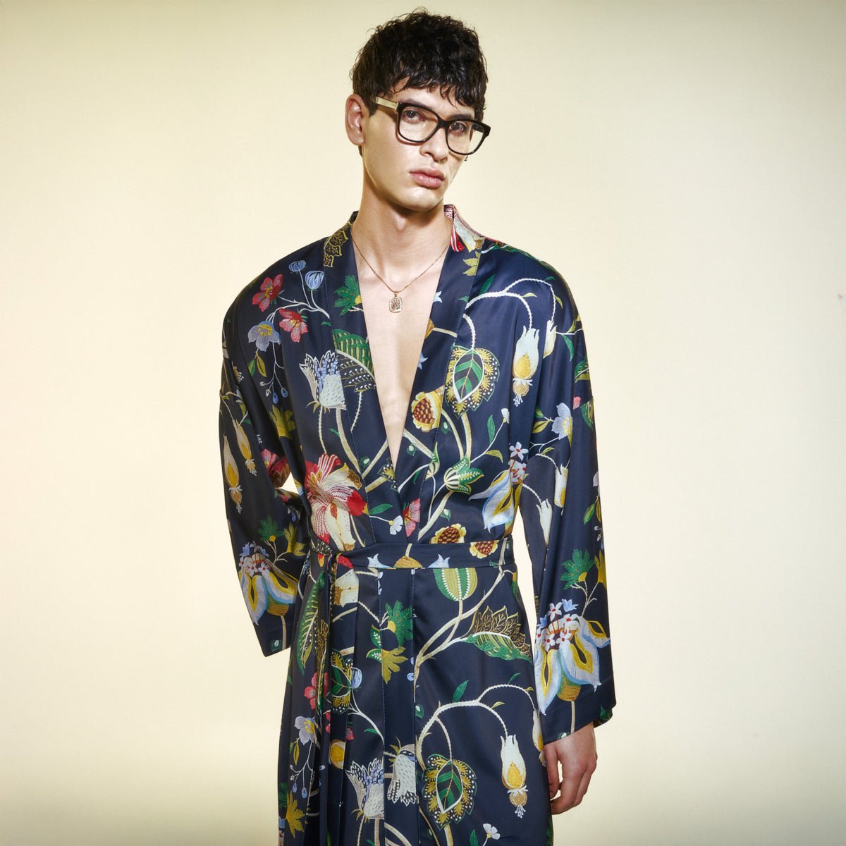 ANTHOS Men Kimono - Multi - Kimono - sabbia