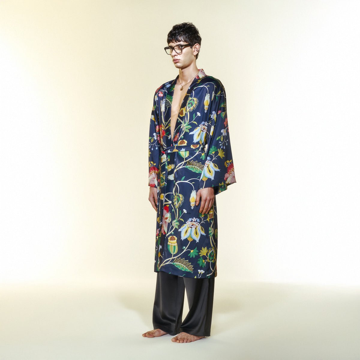 ANTHOS Men Kimono - Multi - Kimono - sabbia