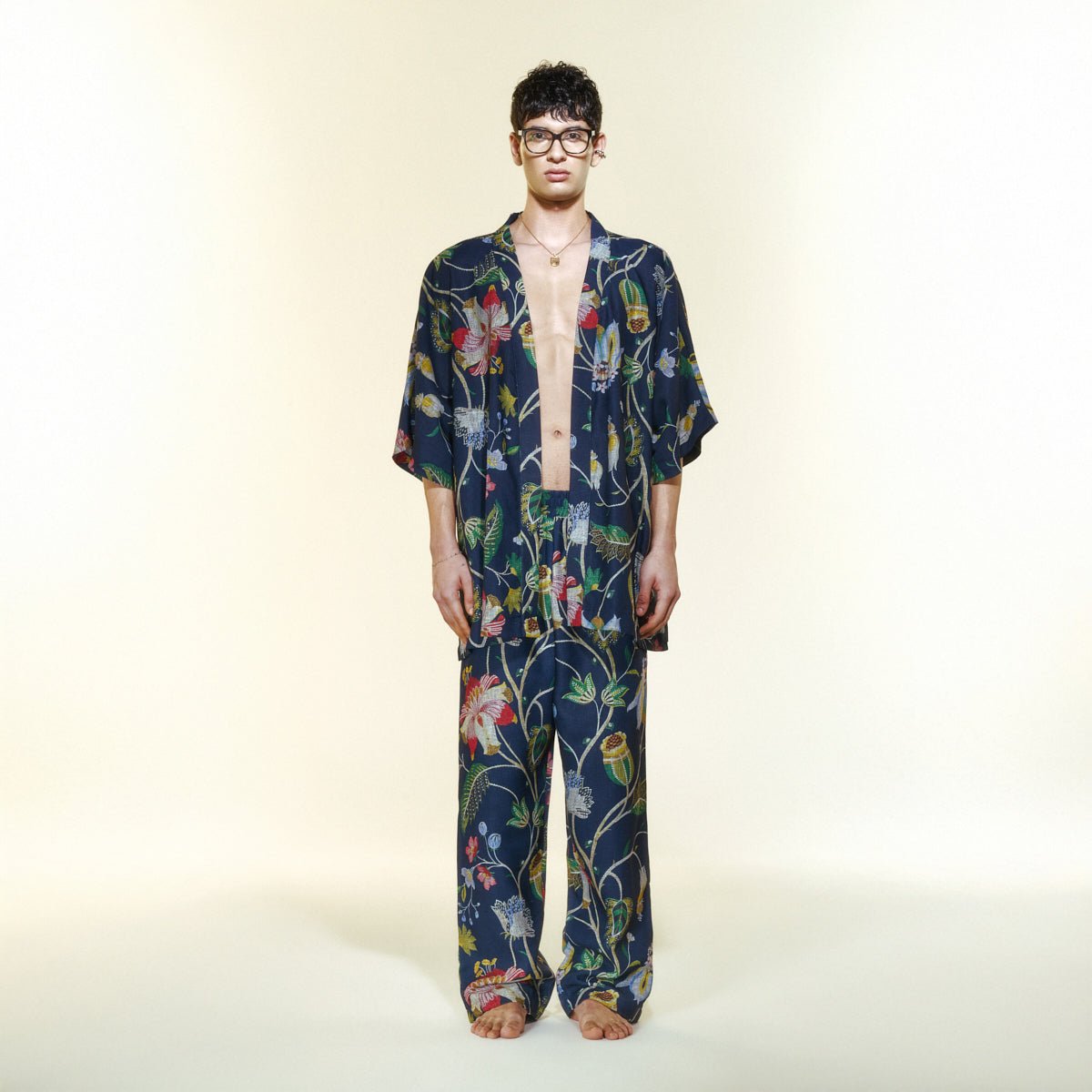 AURALIS Men Pants - Dark Blue - Pantolon - sabbia