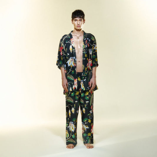 AURALIS Men Pants - Dark Green - Pantolon - sabbia