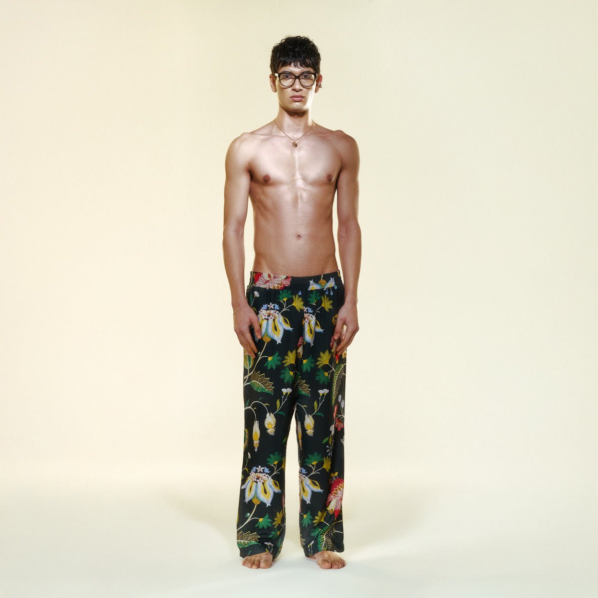 AURALIS Men Pants - Dark Green - Pantolon - sabbia