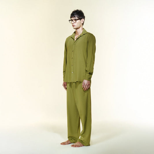 AURALIS Men Pants - Green - Pantolon - sabbia