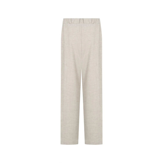 CHARUNA Men Pants - Ecru - sabbia