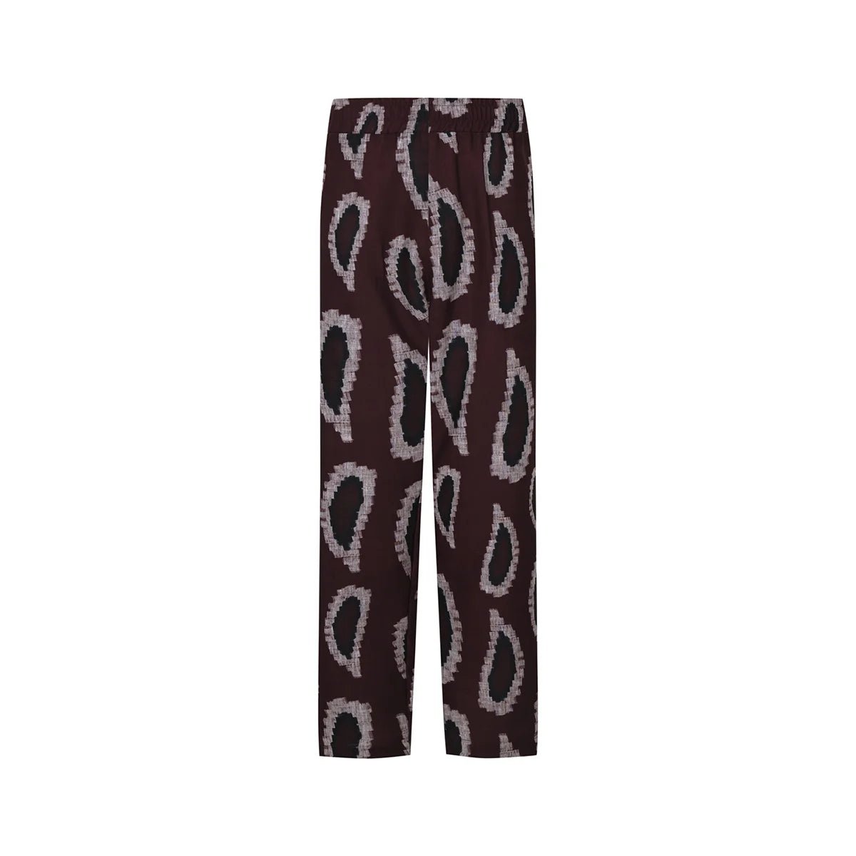 DEA DIA Men Pants - Burgundy/Cream - sabbia
