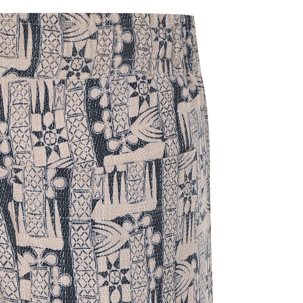 DEA DIA Men Pants - Dark Blue/Cream - sabbia