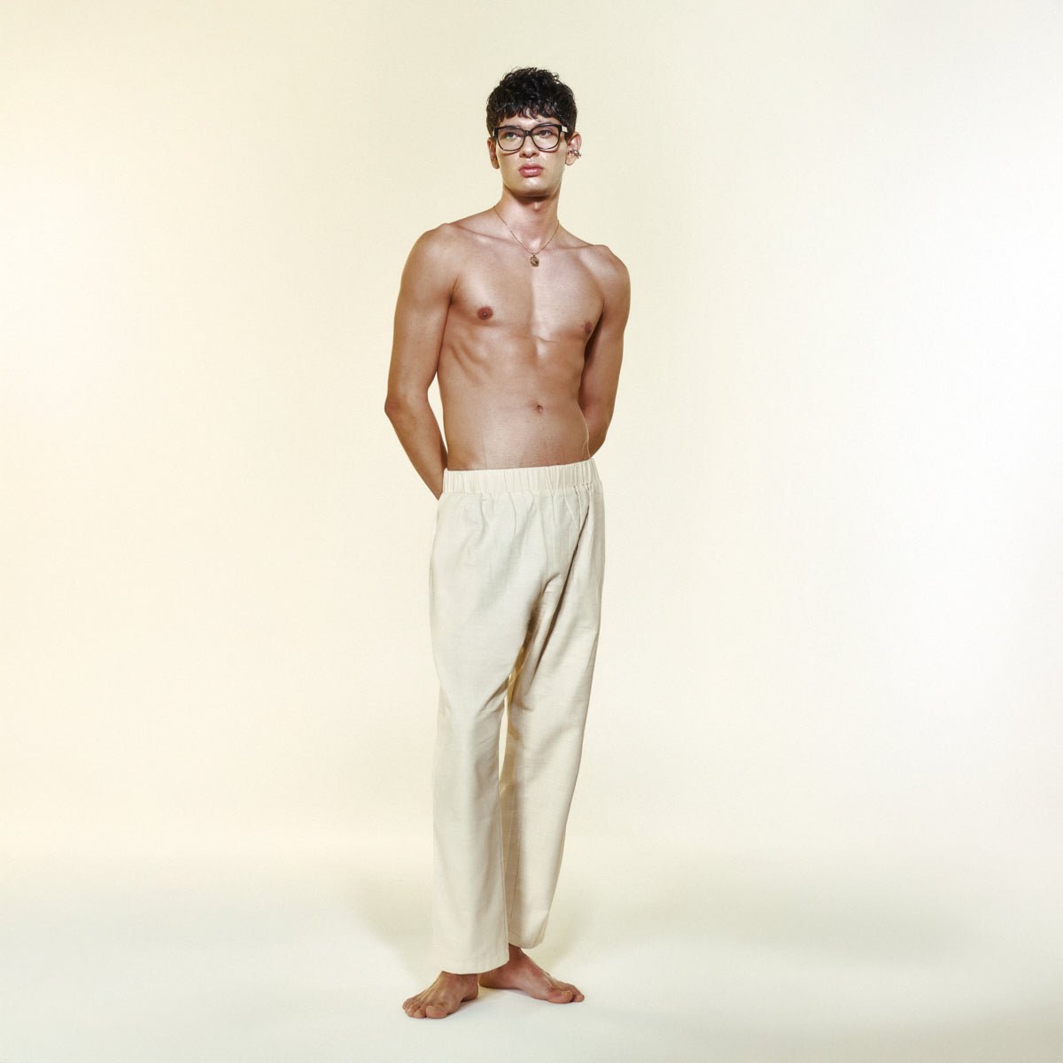 DEA DIA Men Pants - Oyster - Pantolon - sabbia