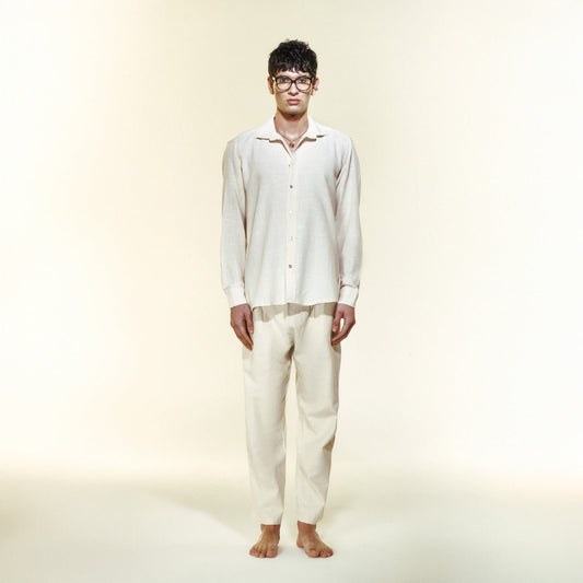 DEA DIA Men Pants - Oyster - Pantolon - sabbia