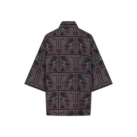 EDITH Oversize Men Kimono - Multi - sabbia