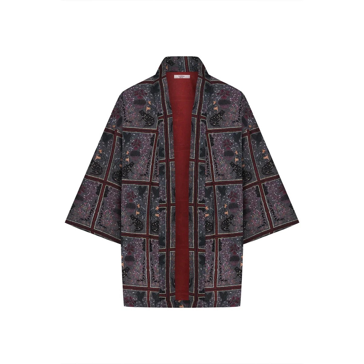 EDITH Oversize Men Kimono - Multi - sabbia