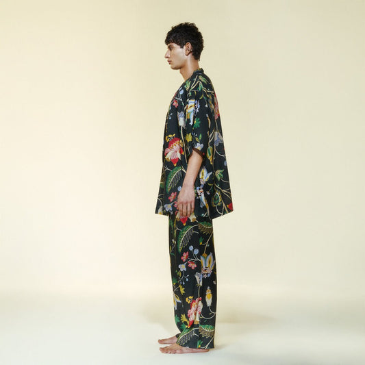 FLORA Men Kimono - Multi - Kimono - sabbia