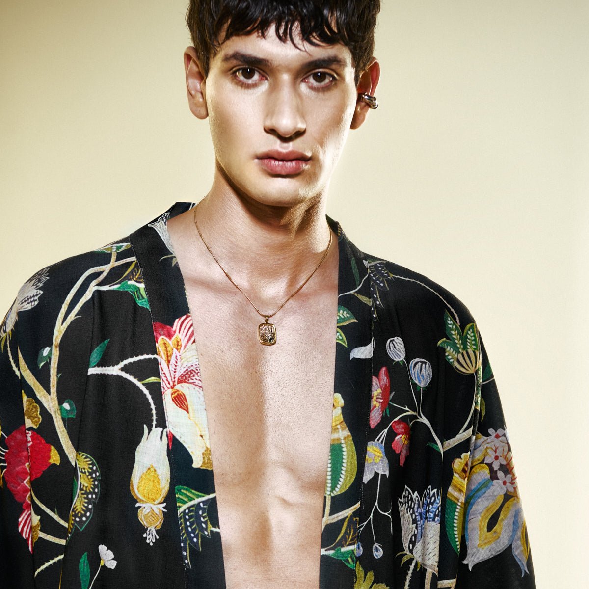 FLORA Men Kimono - Multi - Kimono - sabbia
