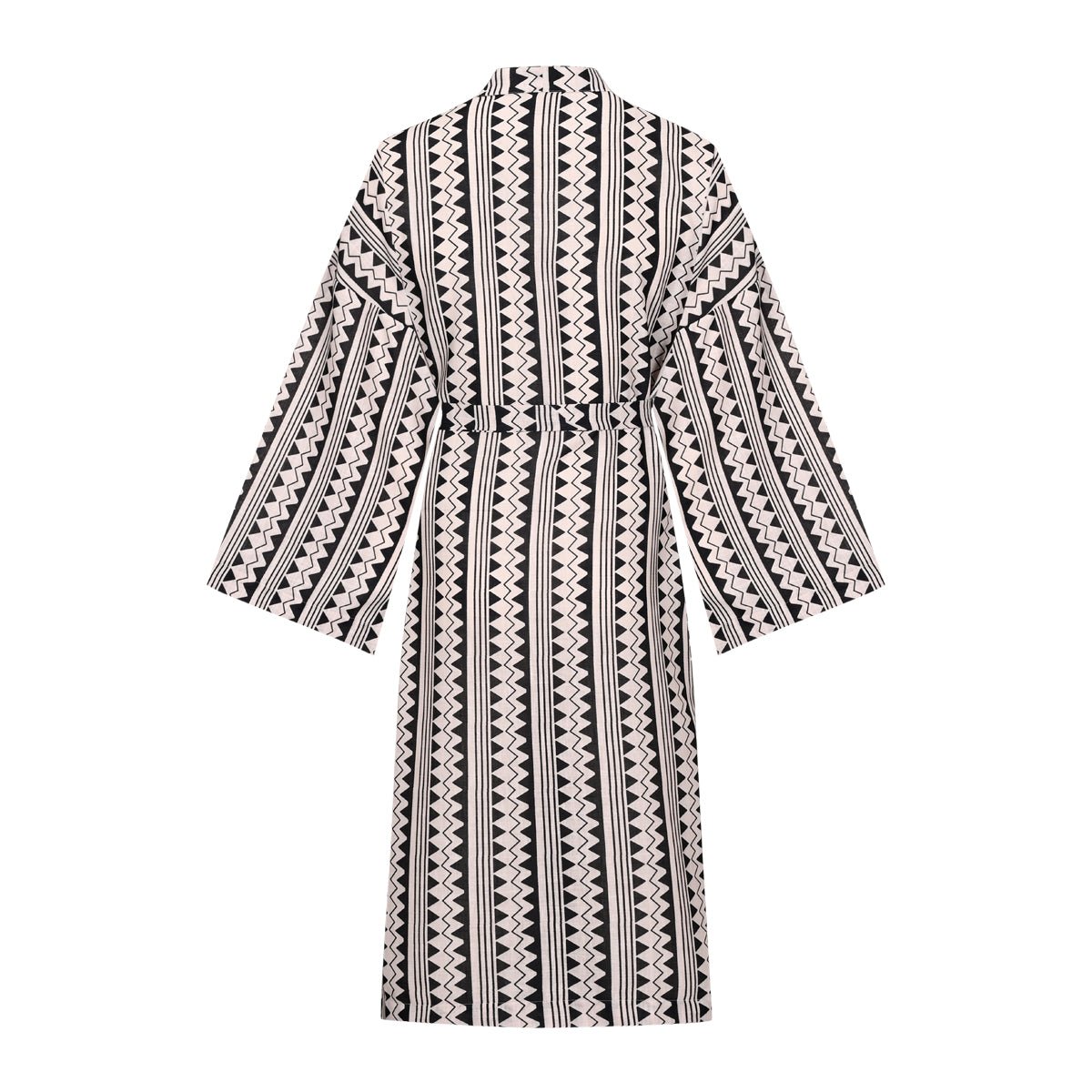 GRIDIA Men Kimono - Black/Cream - Kimono - sabbia