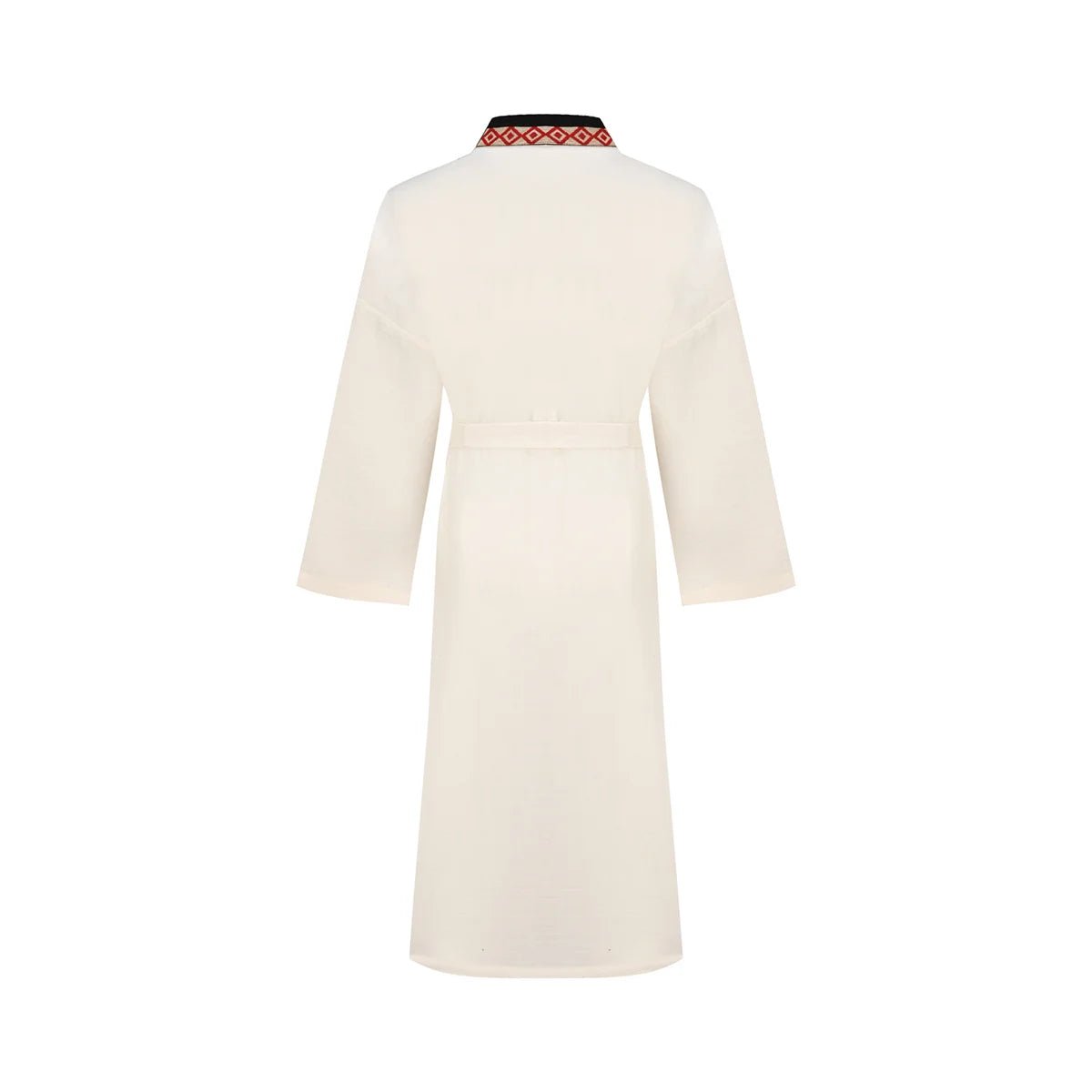 HENA Oversize Men Kimono - Natural White - Cotton - sabbia