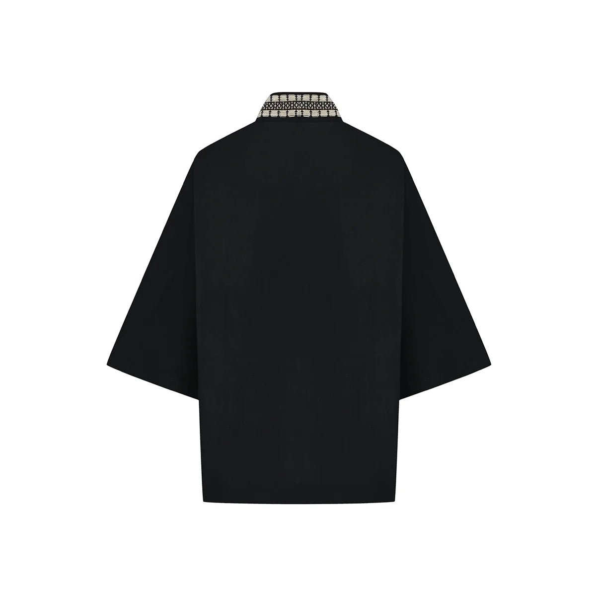 HESPERUS Oversize Men Kimono - Black - sabbia