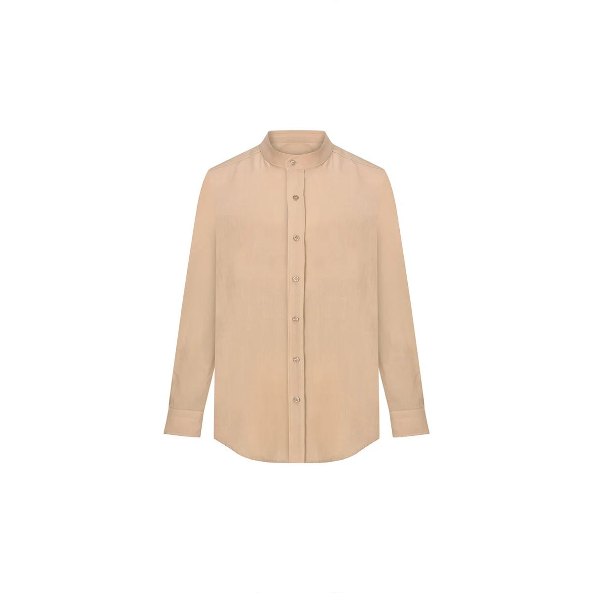 LIBER Oversize Men Shirt - Beige - sabbia