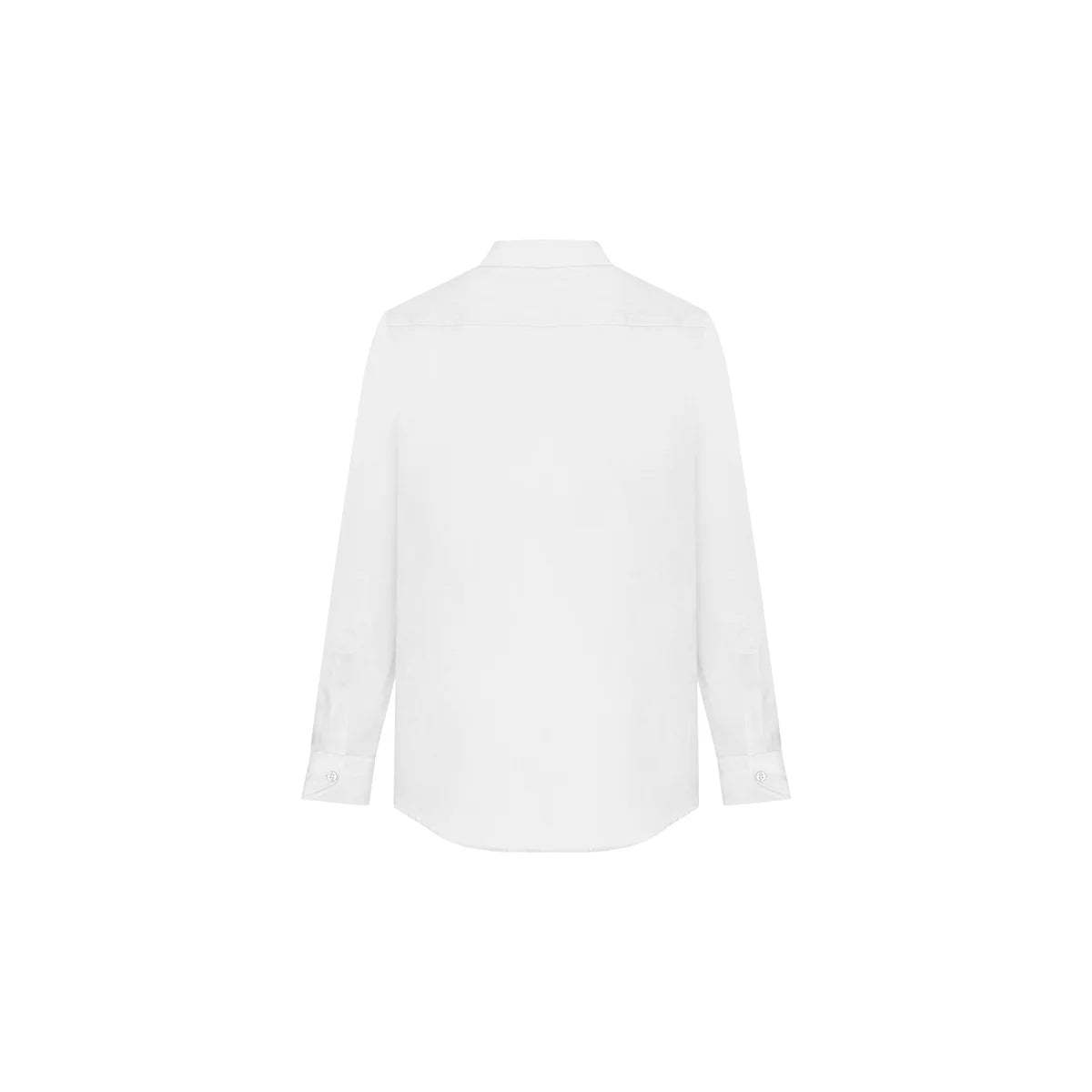 LIBER Oversize Men Shirt - White - sabbia