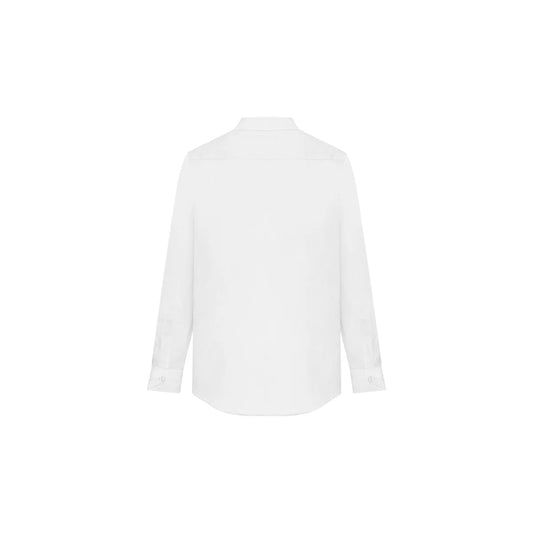 LIBER Oversize Men Shirt - White - sabbia