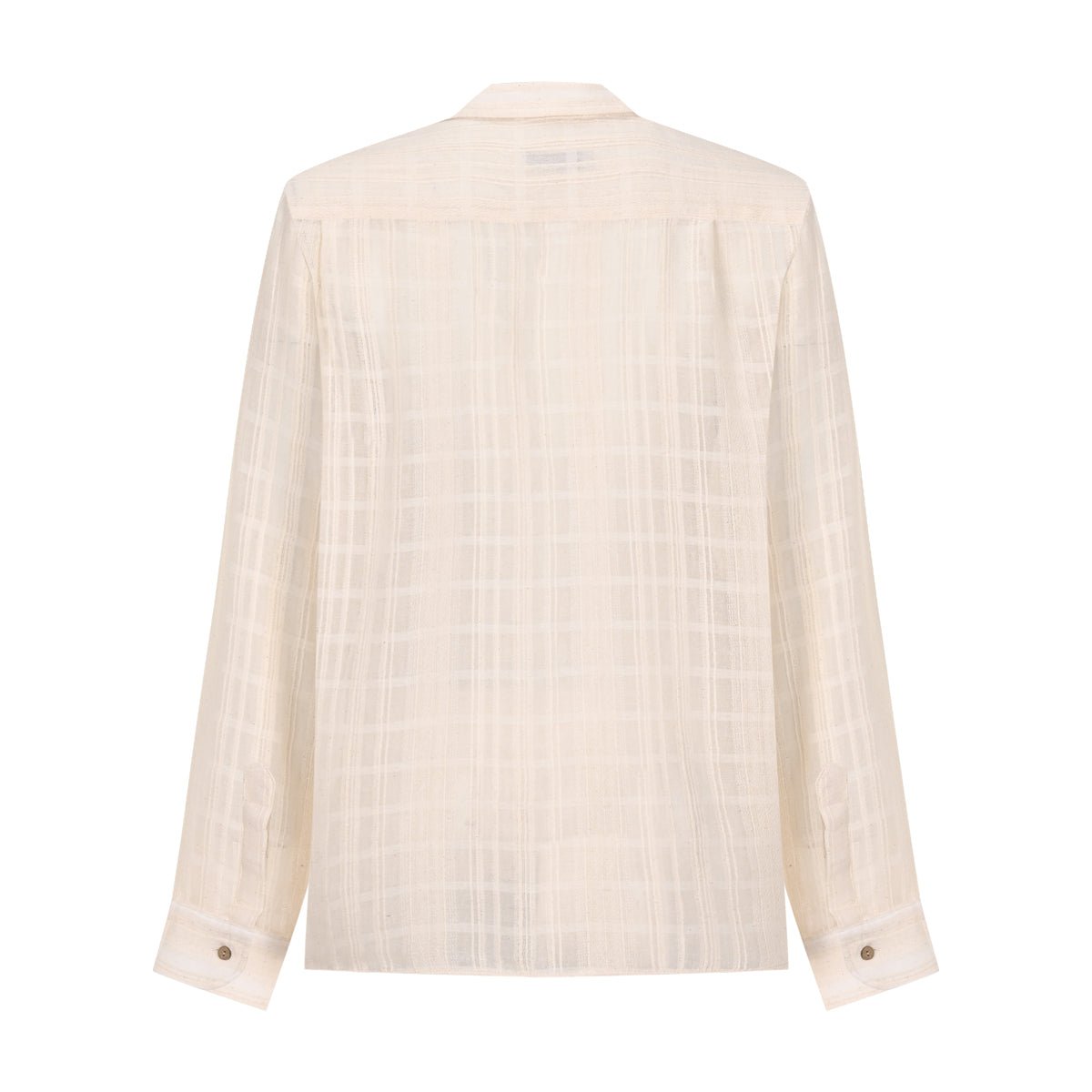 MIHOS - IVORY Men Shirt - Ivory - Gömlek - sabbia