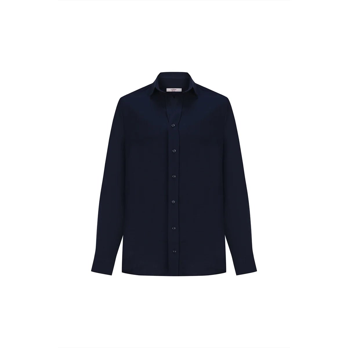 MIHOS Oversize Men Shirt - Dark Blue - sabbia