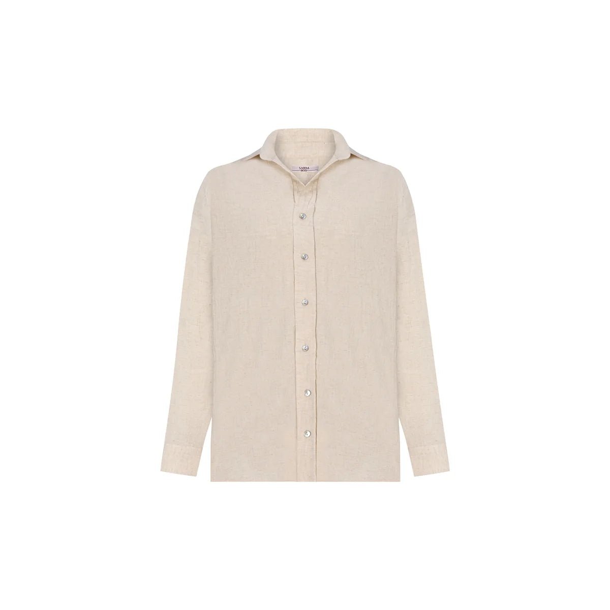 MIHOS Oversize Men Shirt - Ecru - sabbia