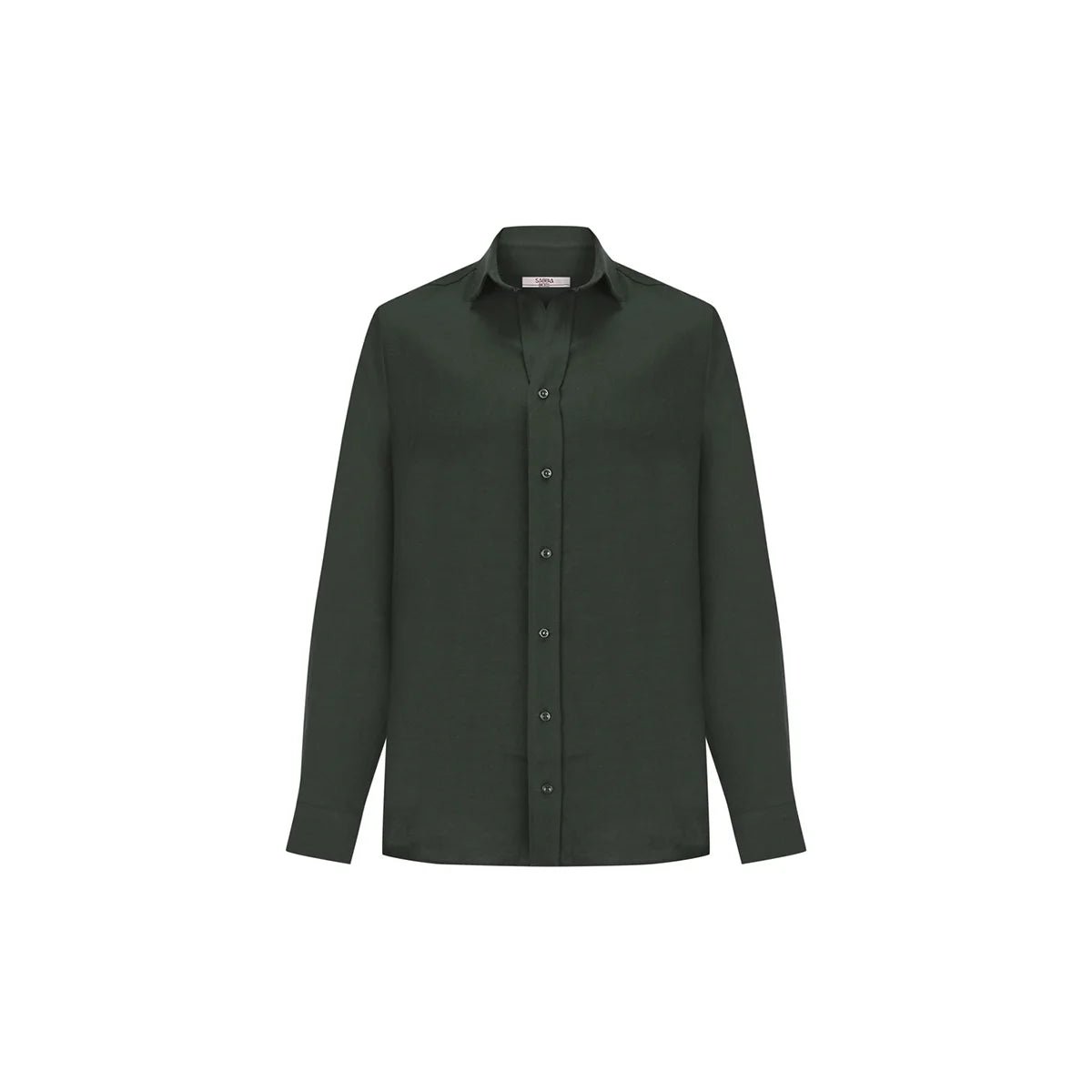 MIHOS Oversize Men Shirt - Island Green - sabbia
