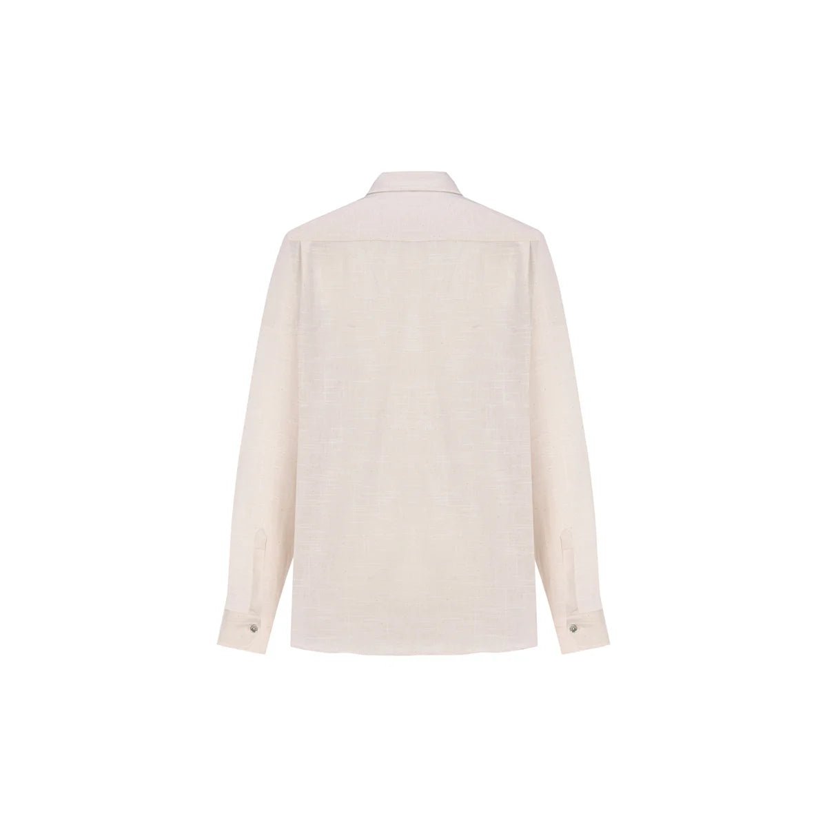 MIHOS-OYSTER Oversize Men Shirt - Ecru - sabbia