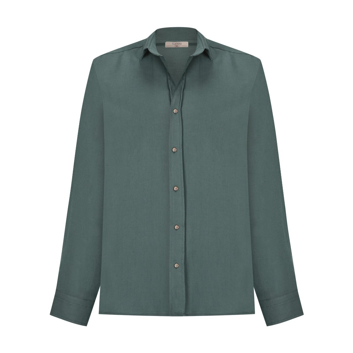 MIHOS SAGE Men Shirt - Sage Green - Gömlek - sabbia