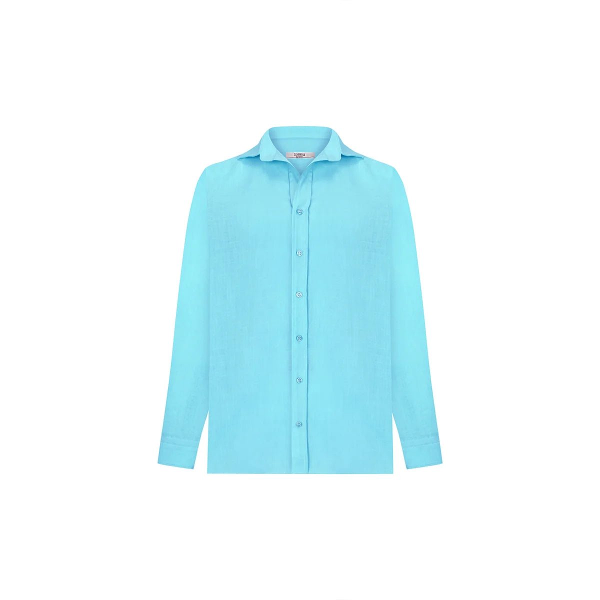 MIHOS-SKY Oversize Men Shirt - Blue - sabbia