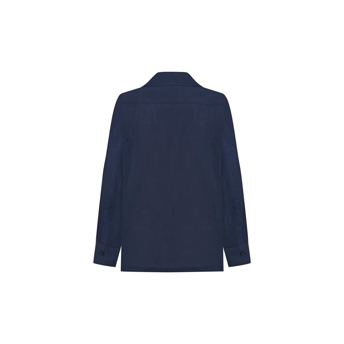 MINERVA Oversize Men Shirt - Navy Blue - sabbia