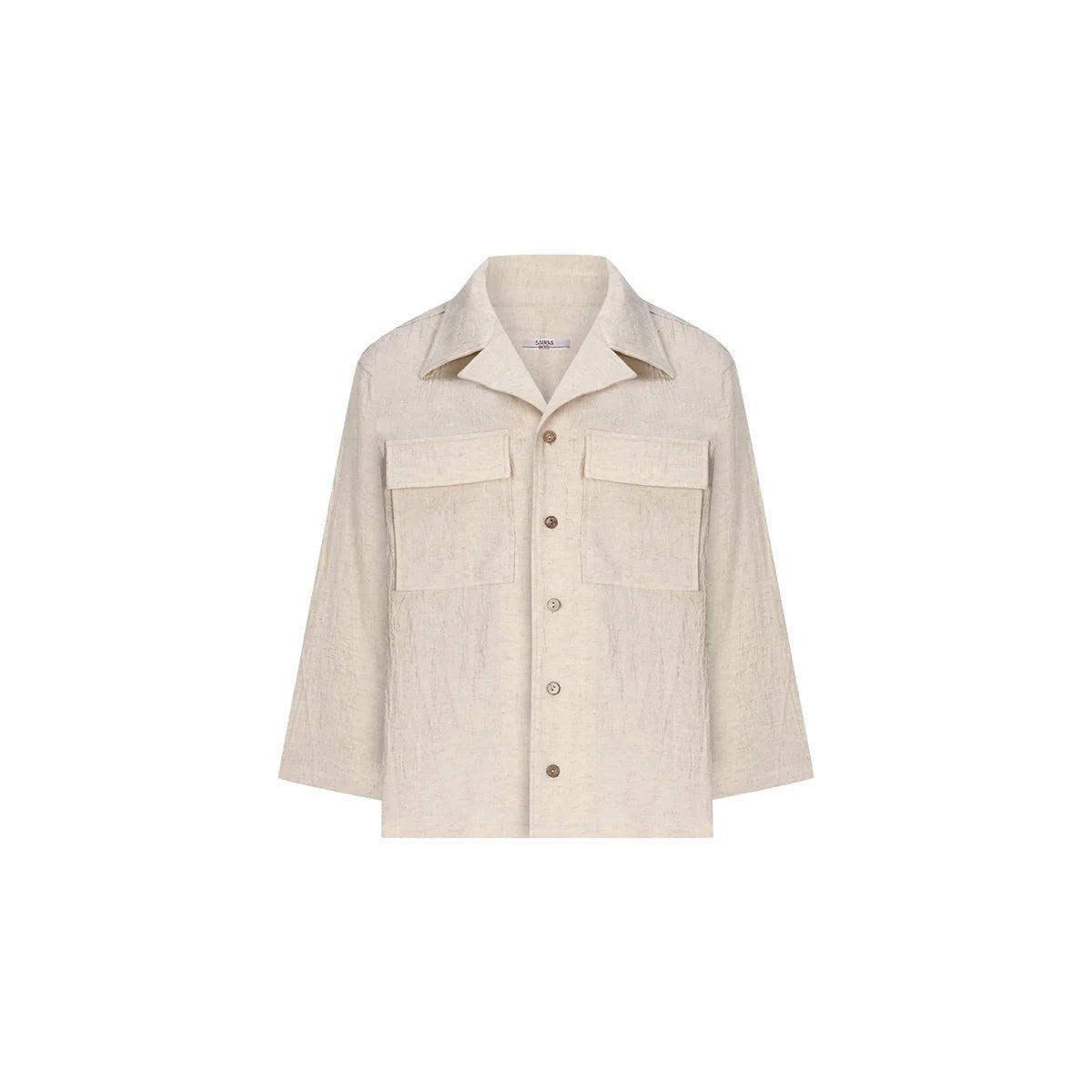 MITHRAS Oversize Men Shirt - Ecru - sabbia