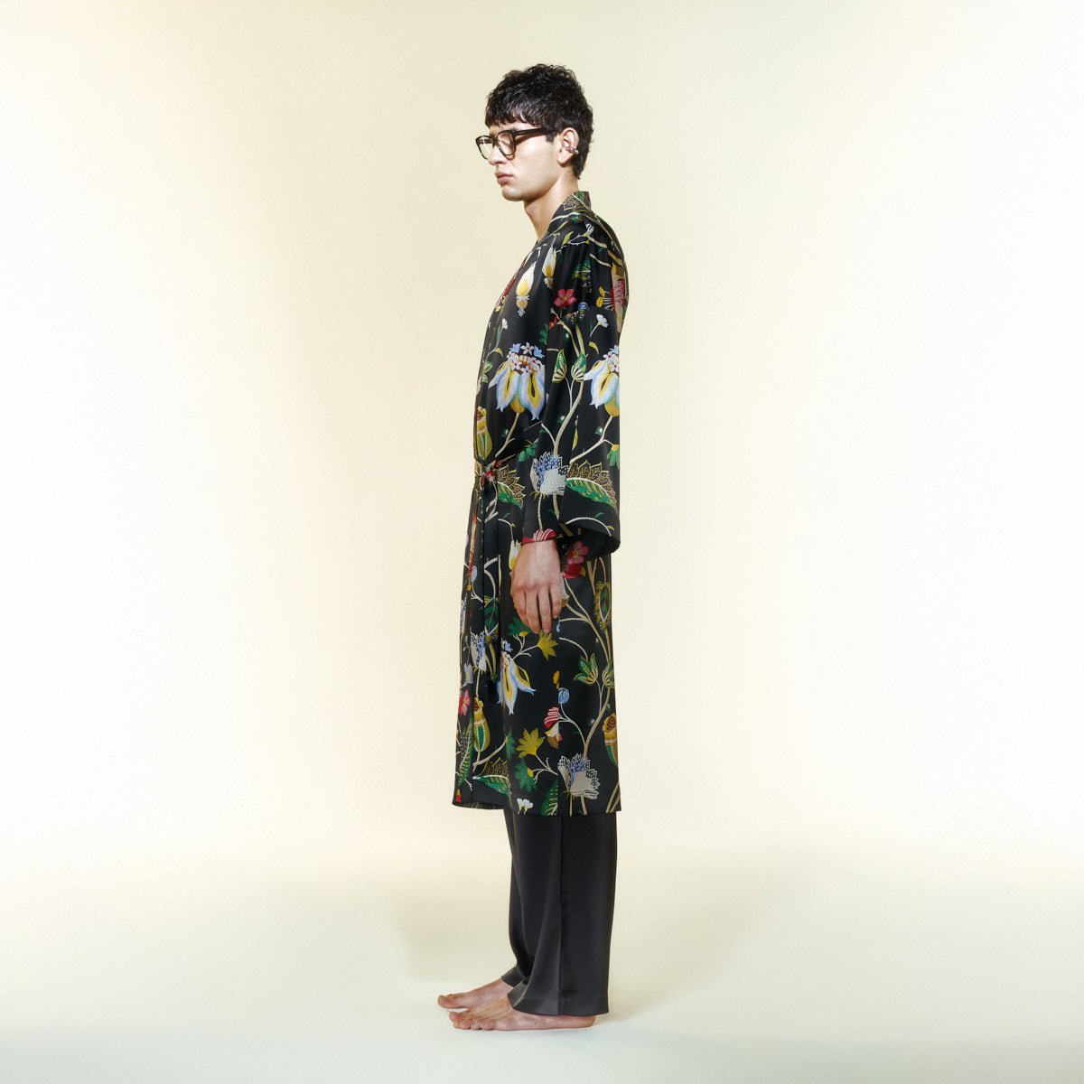 PEATLIA Men Kimono - Multi - Kimono - sabbia
