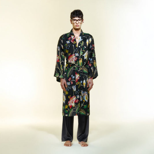 PEATLIA Men Kimono - Multi - Kimono - sabbia