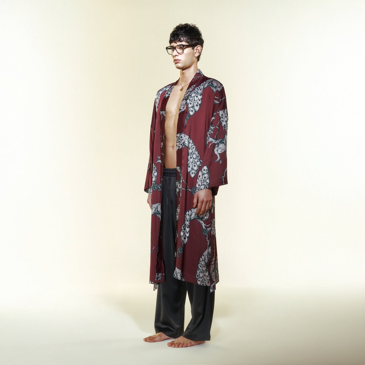 PLUMORA Men Kimono - Multi - Kimono - sabbia