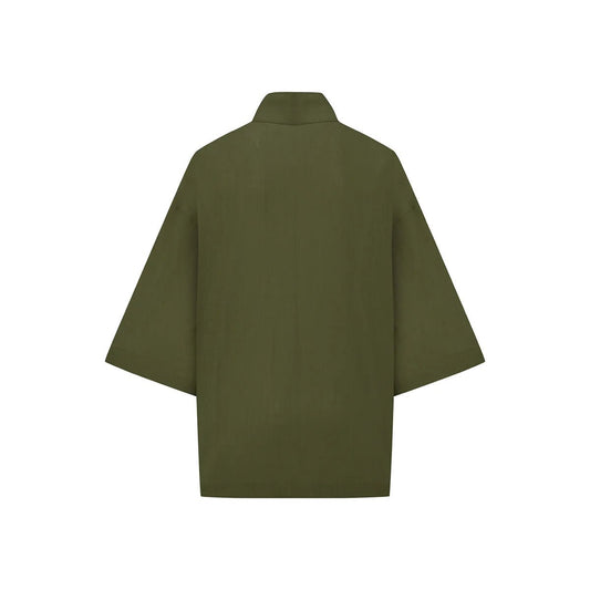 PRIAPOS Oversize Men Kimono - Khaki Green - sabbia