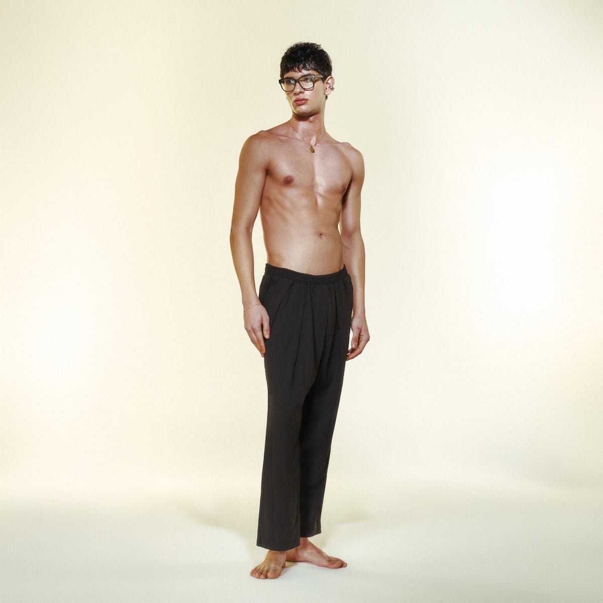 SPES Men Pants - Black - Pantolon - sabbia