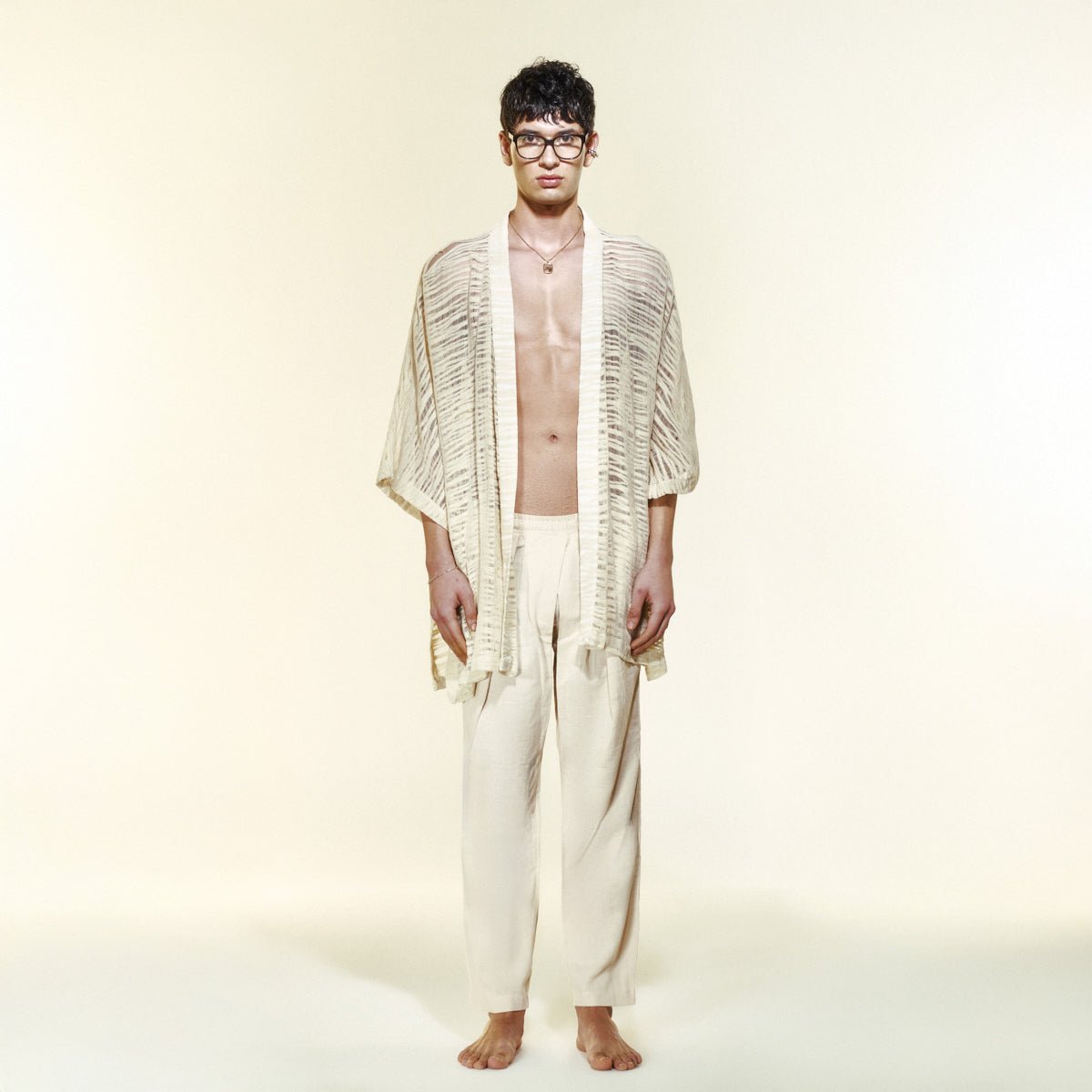 SPES Men Pants - Cream - Pantolon - sabbia