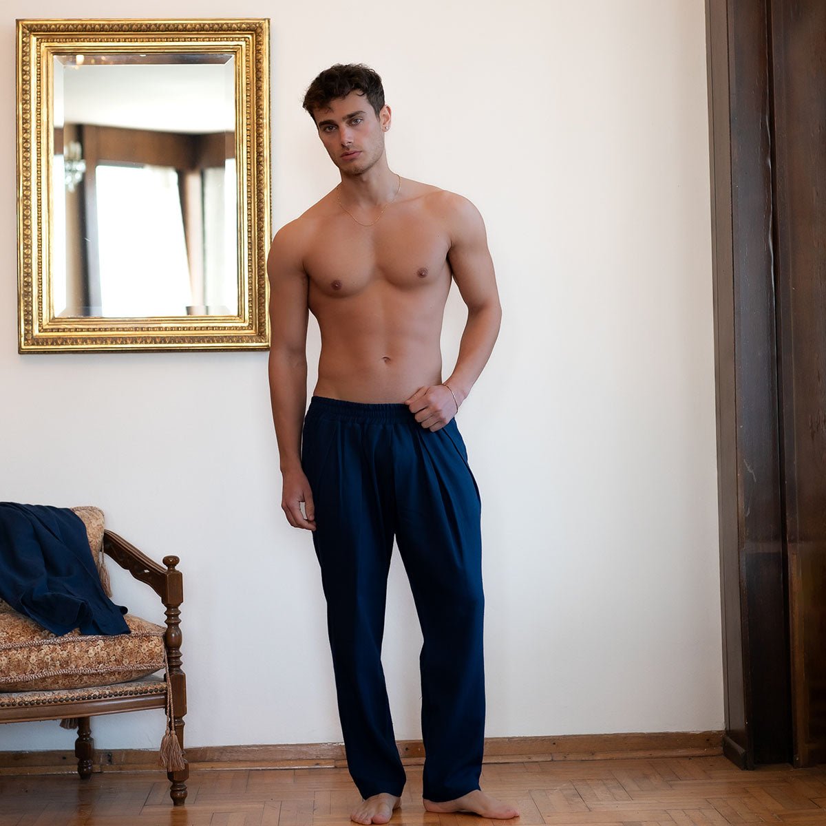 SPES Men Pants - Dark Blue - sabbia