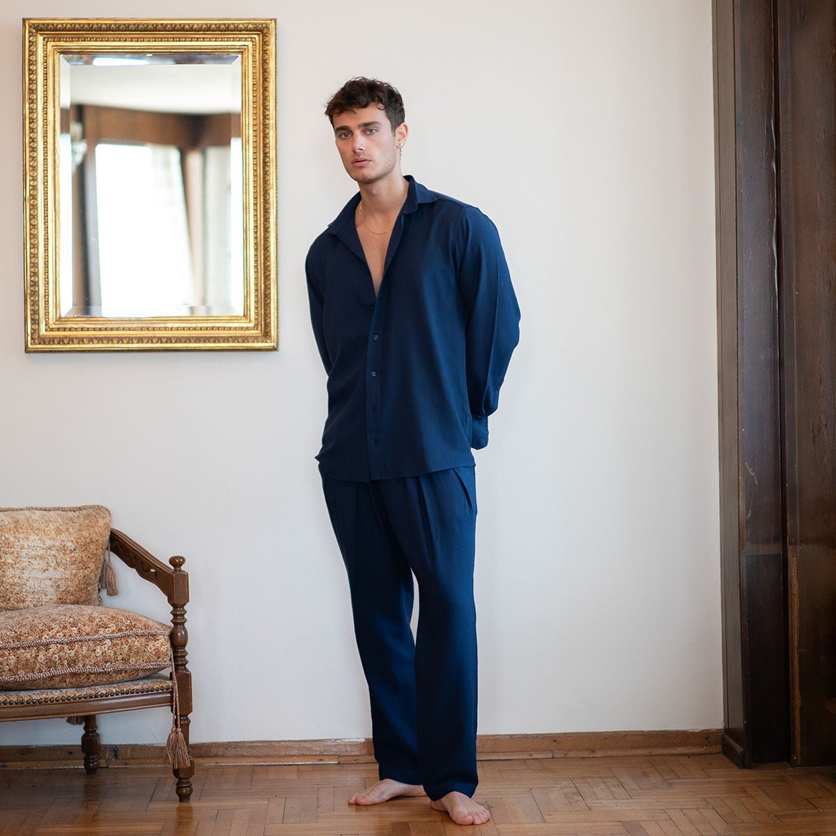 SPES Men Pants - Dark Blue - sabbia