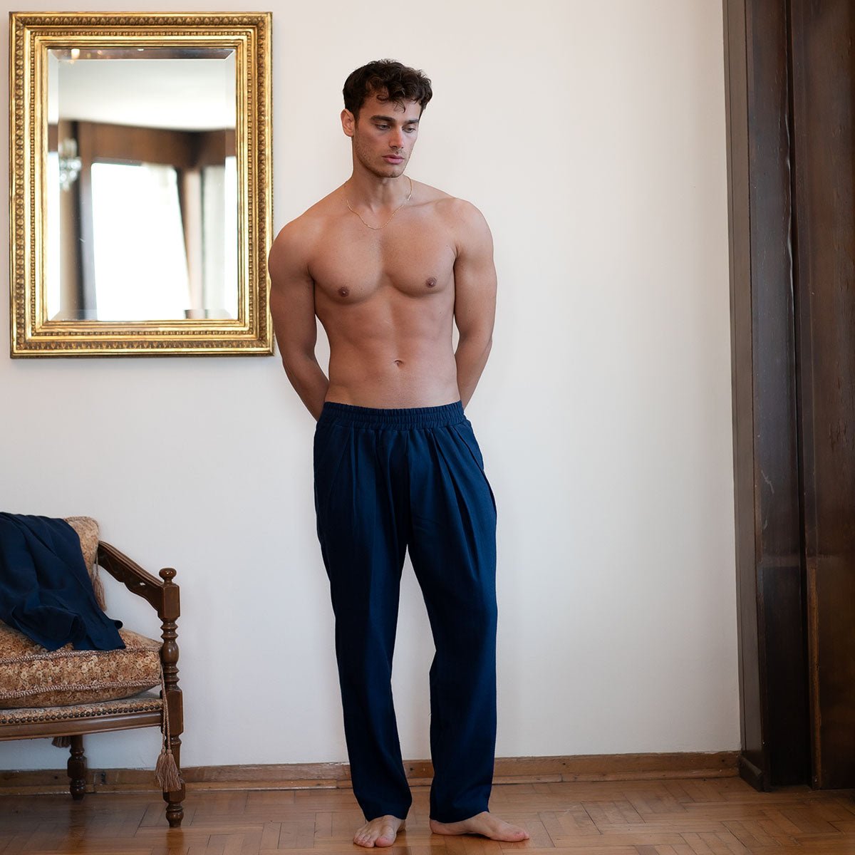 SPES Men Pants - Dark Blue - sabbia