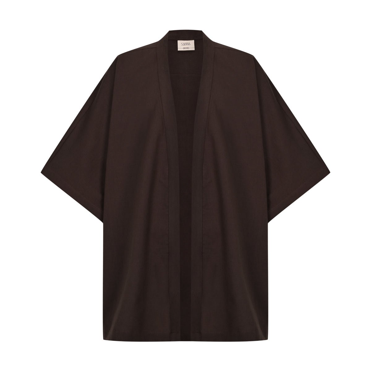 TERRA Men Kimono - Brown/Cream - Kimono - sabbia