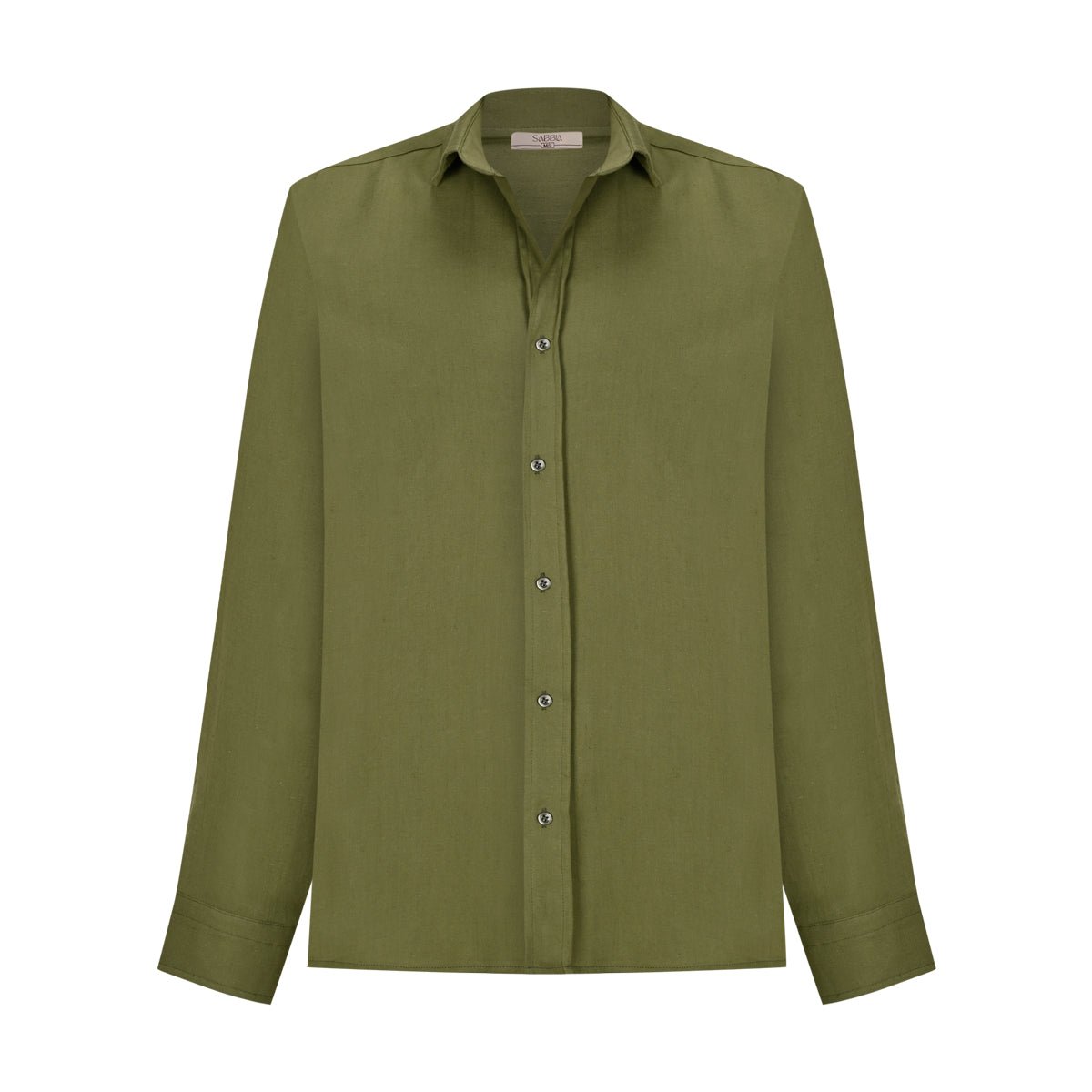 VIRIDIS Men Shirt - Olive Green - Gömlek - sabbia