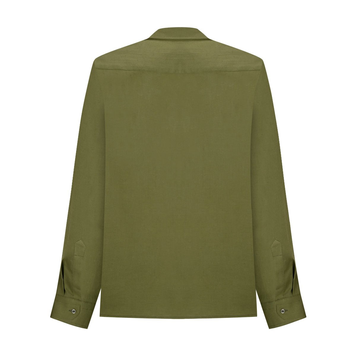 VIRIDIS Men Shirt - Olive Green - Gömlek - sabbia