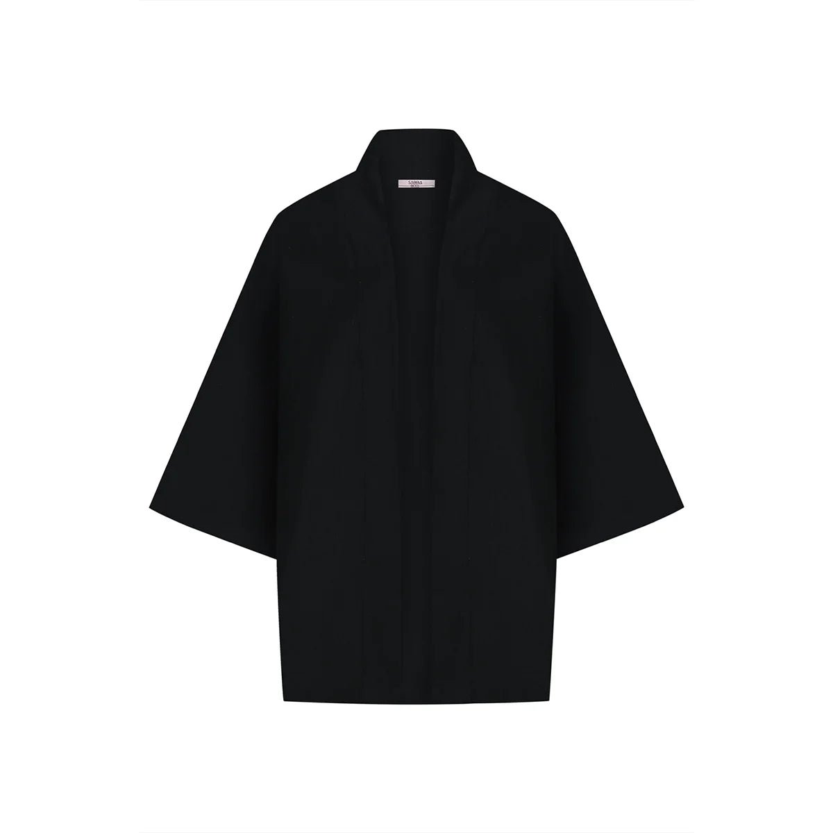 ZU Oversize Men Kimono - Black - sabbia
