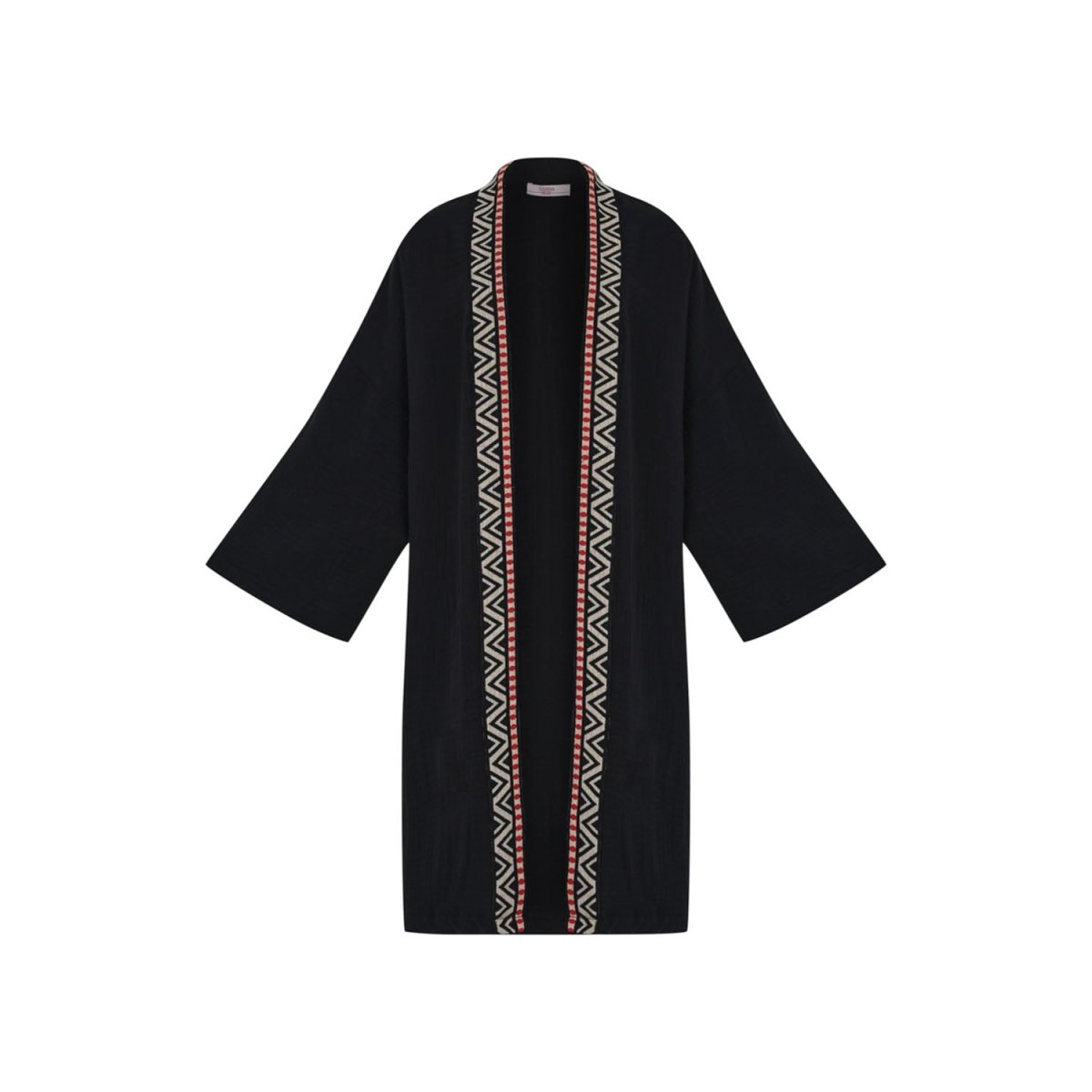 ALORA Oversize Men Kimono - Black - sabbia